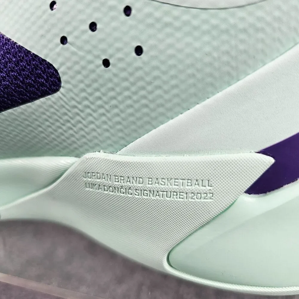 Nike Air Jordan Luka Doncic 1 Easter Mint Foam Purple Teal DQ6513-305 Boy's - Picture 5 of 15